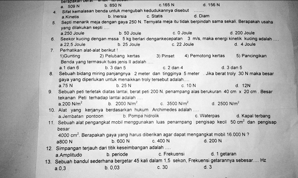 Solved Soal Nomor 7 13 Mohon Caranya Atau Rumus Remedial Mendadak