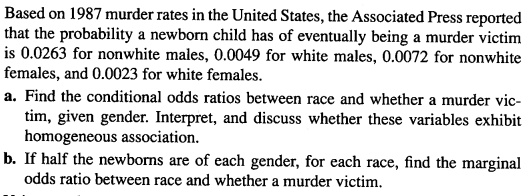 SOLVED: Based On 1987 Murder Rates In The United States, The Associated ...