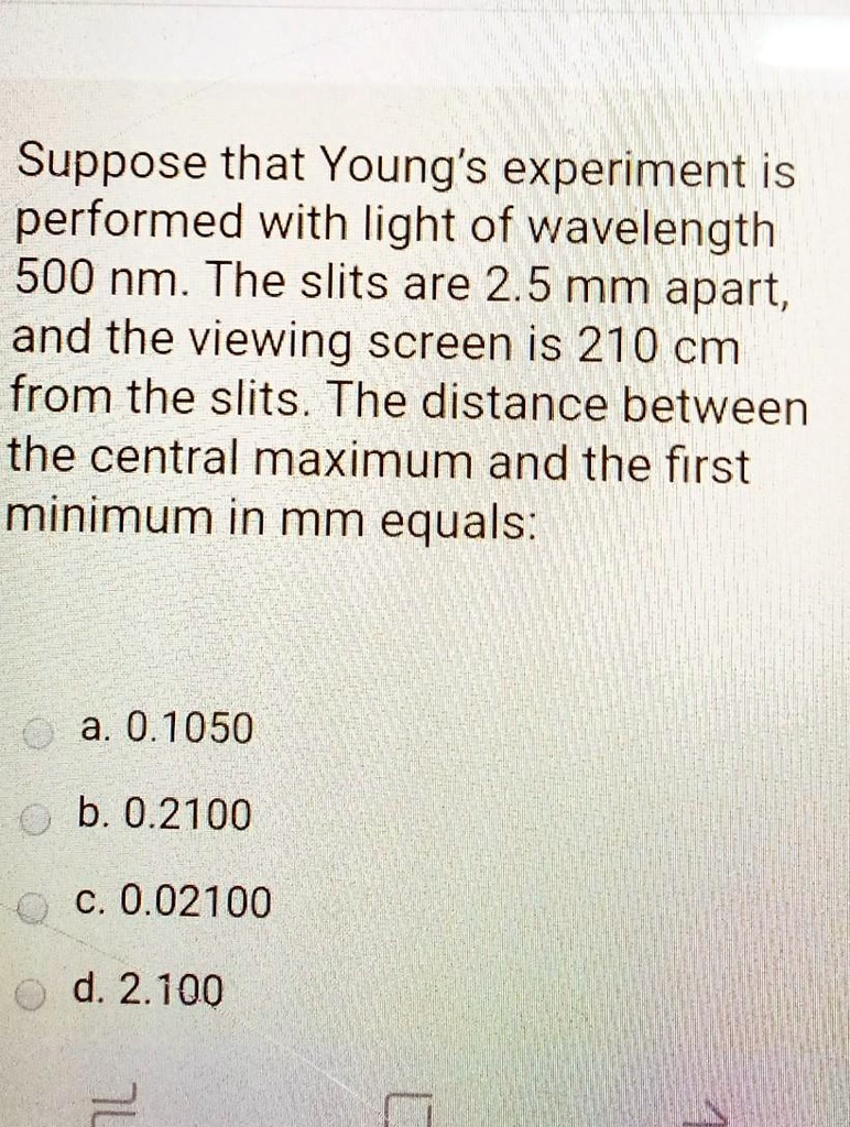 in young's experiment the wavelength of red light is 7.5