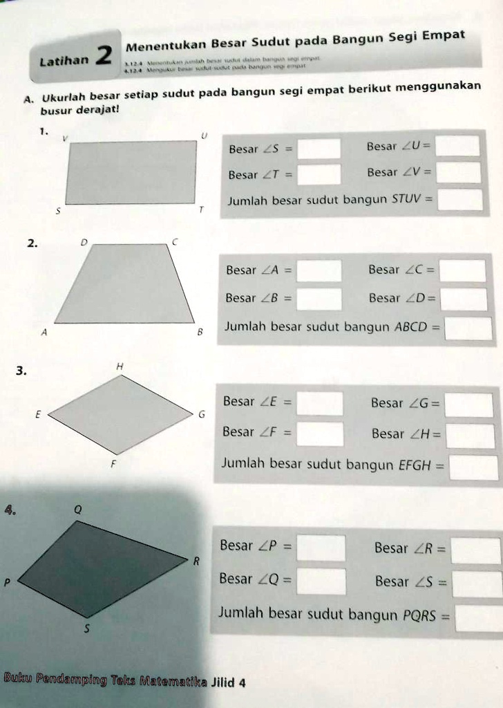 SOLVED: Bantu Kak Plis Ini Pelajaran Mtk Menentukan Besar Sudut Pada ...