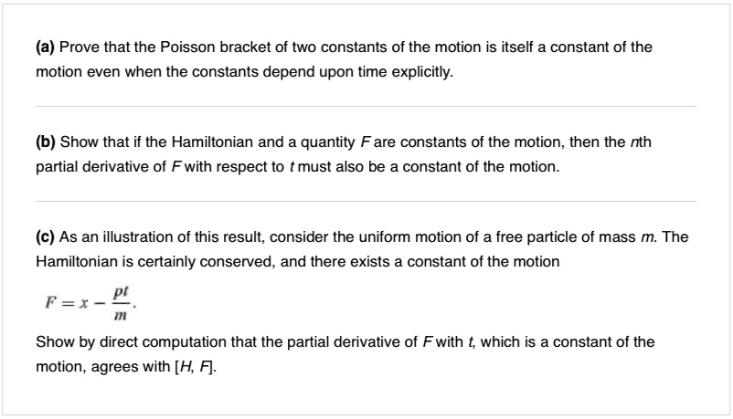 SOLVED: Text: Goldstein - Classical Mechanics Solution: Chapter 9 ...