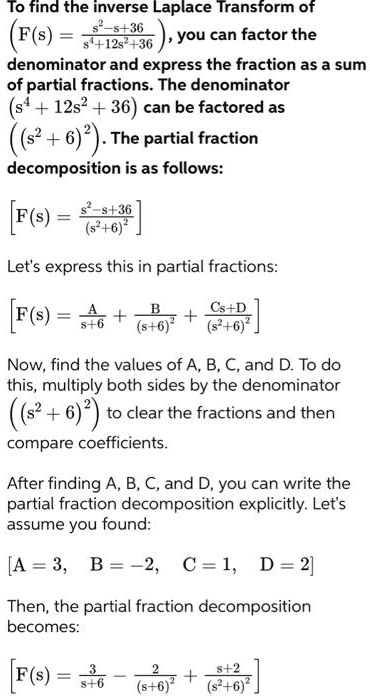 SOLVED: Show how the values of A B C and D were obtained step by step ...