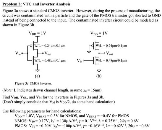 SOLVED: Text: How to solve (b the VOL should be 0.112v. But don't know ...