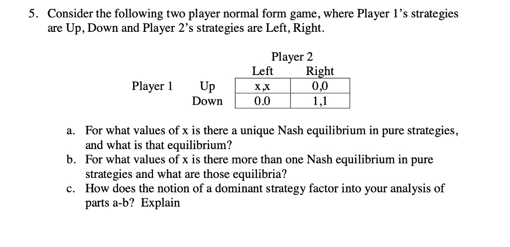 Solved 1. Consider the following game that is played twice.