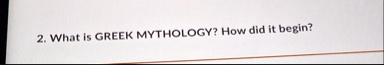 what is greek mythology how did it begin 2 what is greek mythology how did it begin 21371