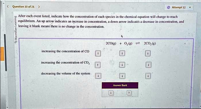 SOLVED Question 10 of 21 Macmillan Learning After each event