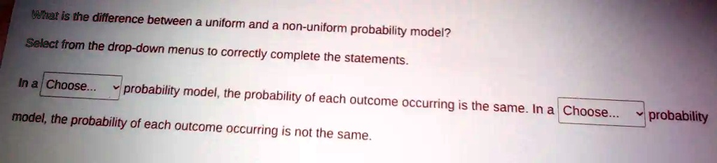SOLVED: What is the difference between a uniform and a non-uniform ...