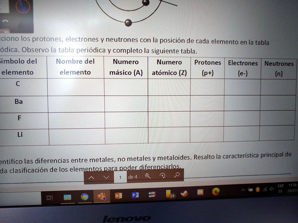 Diferencia Entre Protones Electrones Y Neutrones www.numerade.com