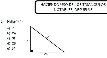 Solved Ayudenme Con Estos Ejercicios De Triangulos Notables Haciendo