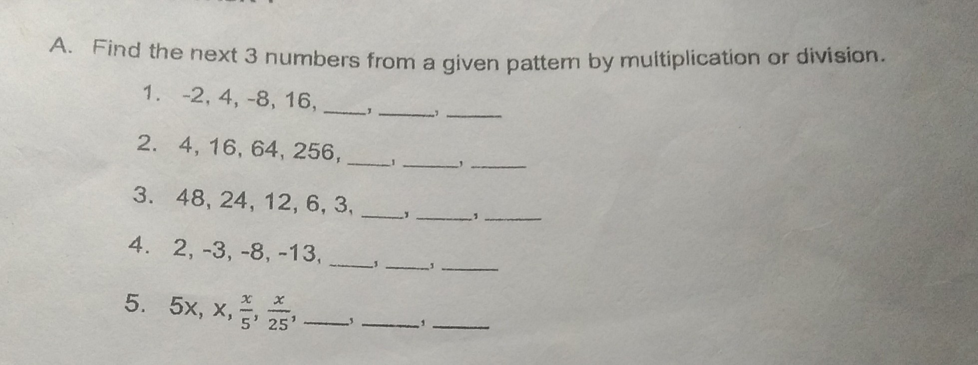 solved-a-find-the-next-3-numbers-from-a-given-pattem-by