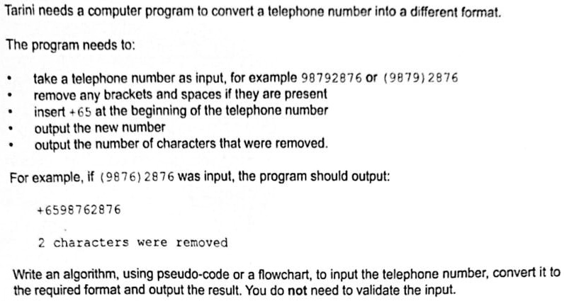 SOLVED: Texts: Secondary school Python programming. Need the pseudocode ...