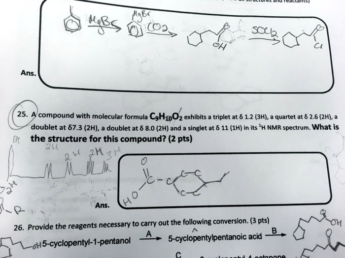 SOLVED: A compound with molecular formula C6H12O2 exhibits triplet at Î ...