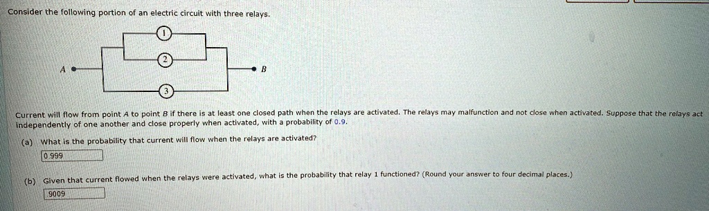 SOLVED: Consider the following portion of an electric circuit with ...