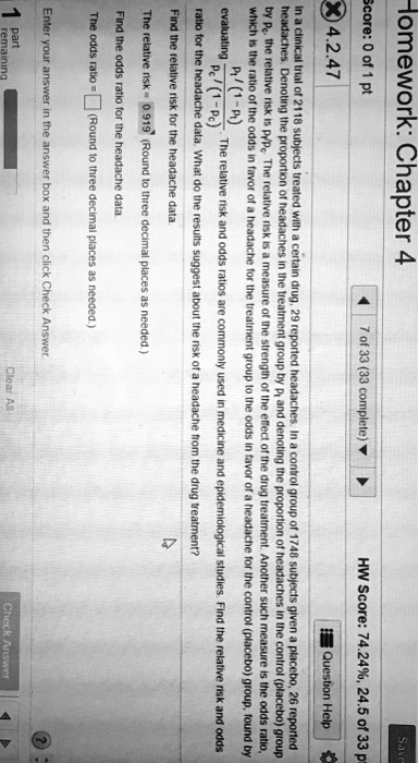 Solved Pamal 1 1 Find Ihe Odds 1 1 Elio Evalualing W Iea Cacheat Score 8 Relatnve Nsk Or Thene 11 Wual 4 2 47 1 Il 0 Of 1 1 Gunjouna Homework 1 0 919