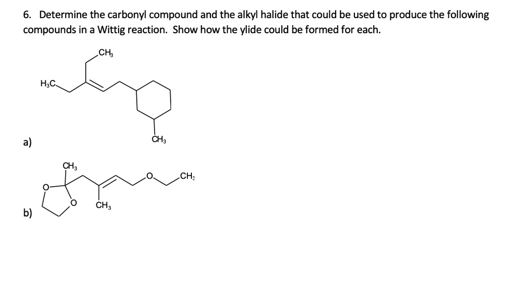 SOLVEDDetermine the carbonyl compound and the alkyl halide that could