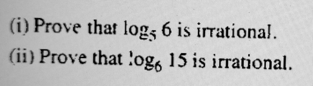 prove log 7 base 3 is irrational
