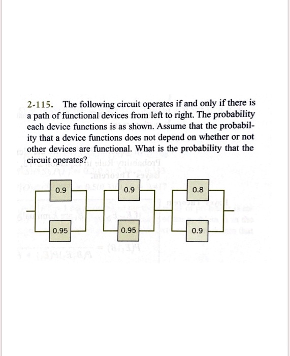 2 115 The Following Circuit Operates If And Only If There Is Path Of ...