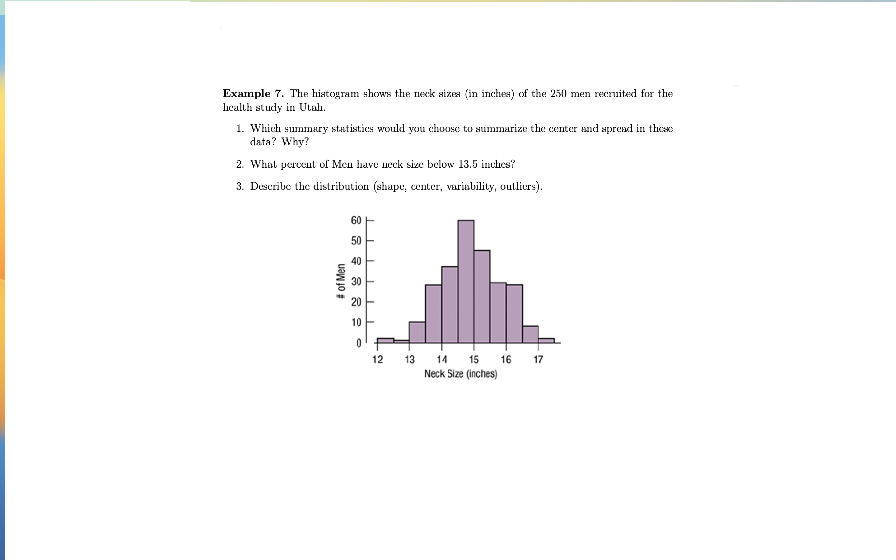 solved-example-7-the-histogram-shows-the-neck-sizes-in-inches-of