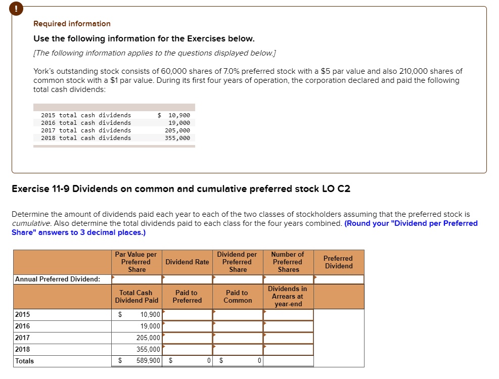 SOLVED Required information Use the following information for the