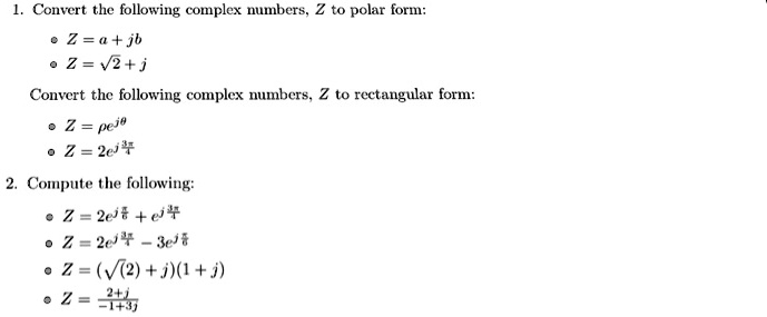 Complex on sale numbers conversion