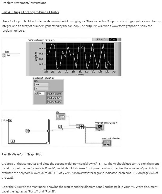 Problem Statement/Instructions Part A - Using a For Loop to Build a ...