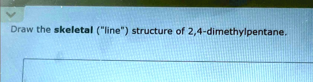 2 2 dimethylpentane line structure