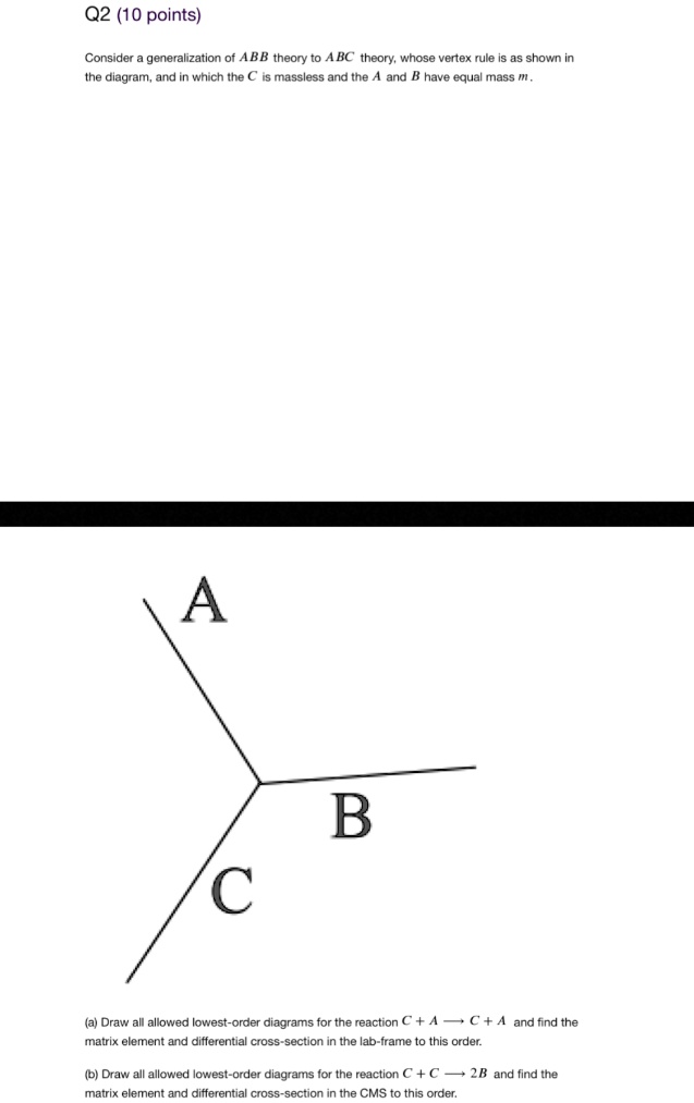 SOLVED: Consider a generalization of ABB theory to ABC theory, whose ...