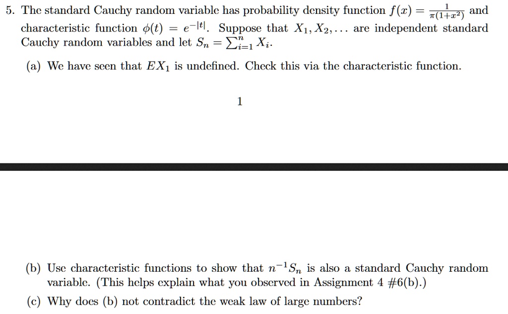 Cauchy Random Variable
