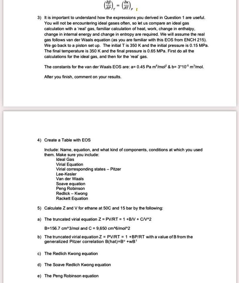 SOLVED It is important to understand how the expressions you derived