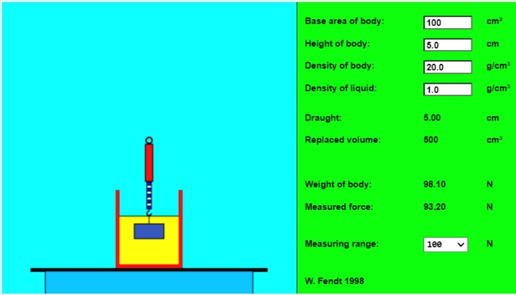 Solved Base Area Of Body 100 Cm Height Of Body 5 0 Cm Density Of Body 0 Glem Density Of Liquid 1 0 Glem Draught 5 00 Cm Replaced Volume 500 Cm Weight Of Body 98 10