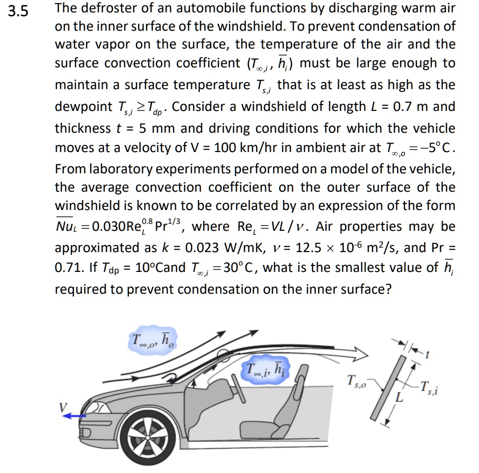 SOLVED The defroster of an automobile functions by discharging warm