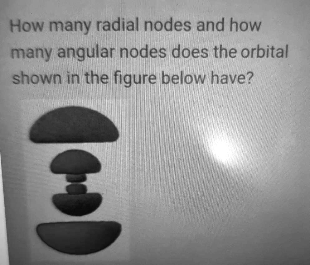 SOLVED: How many radial nodes and how many angular nodes does the