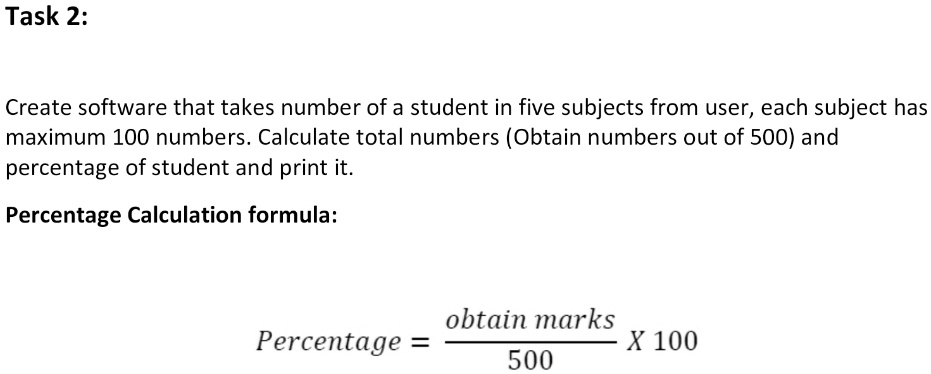 'Note : you are required to identify input and output and processing of ...