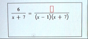 6x 7x 1x 7 40507