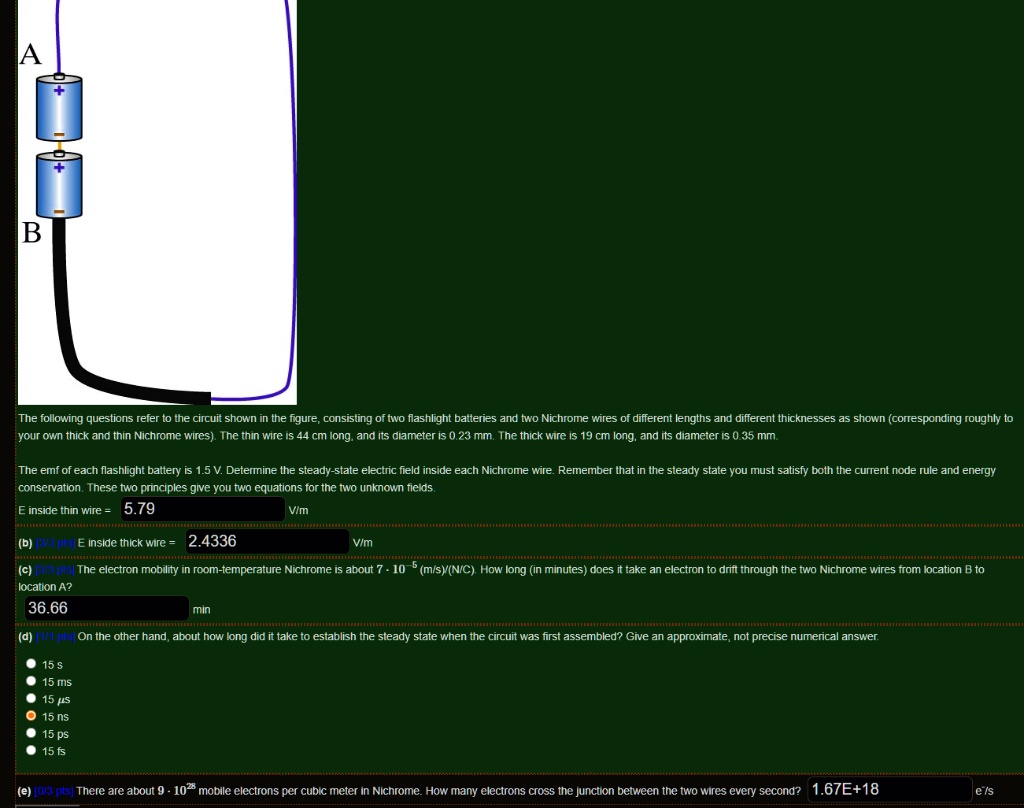 SOLVED The following questions refer to the circuit shown in the