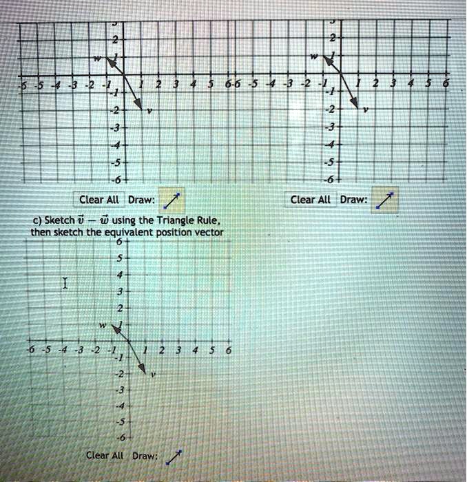SOLVED Clear All Draw C Sketch W Using The Triangle Rule Then Solved clear all draw c sketch w using the triangle rule then