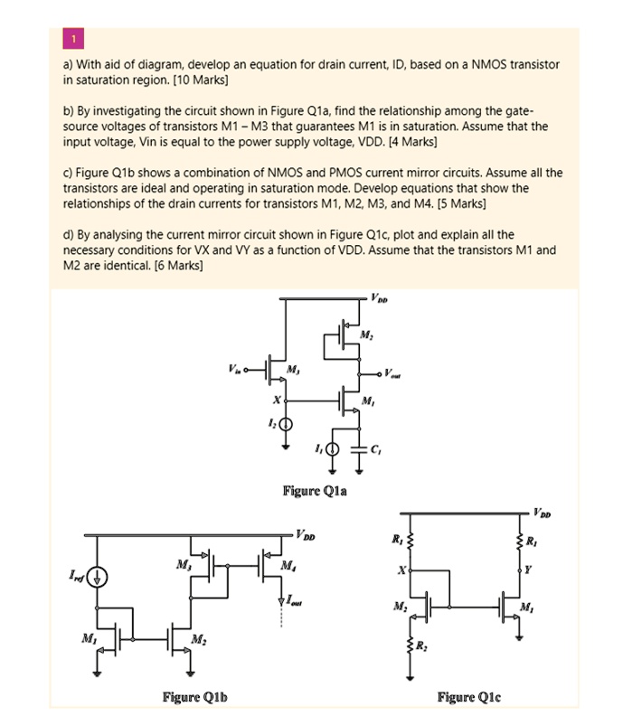 SOLVED a) With the aid of a diagram, develop an equation for drain