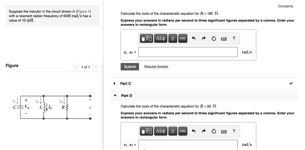 SOLVED Constants Suppose the inductor in the circuit shown in (Figure