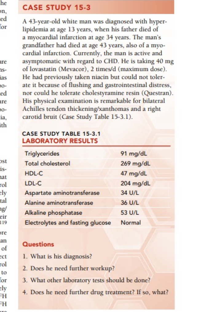 SOLVED CASE STUDY 153 A 43yearold white man was diagnosed with