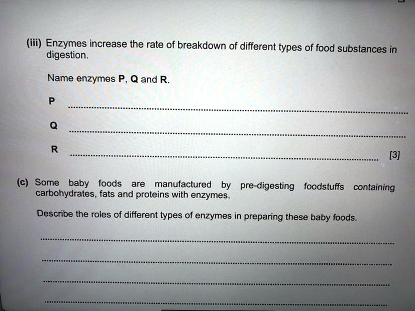 'I need help! Pls help!!! Enzymes increase the rate of breakdown of