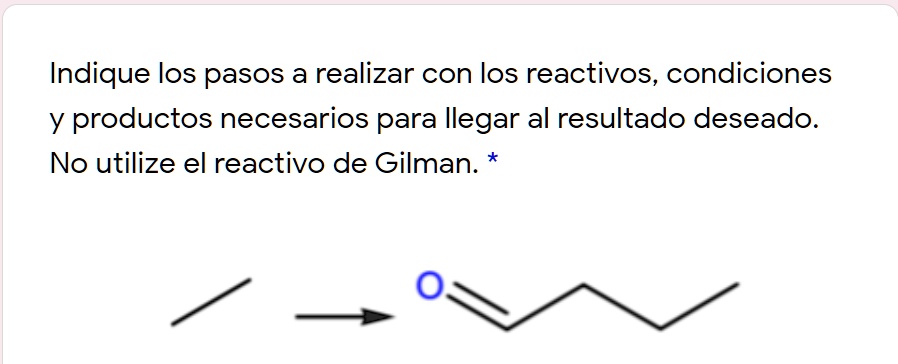 SOLVED: Indicate the steps to be carried out with the reagents ...