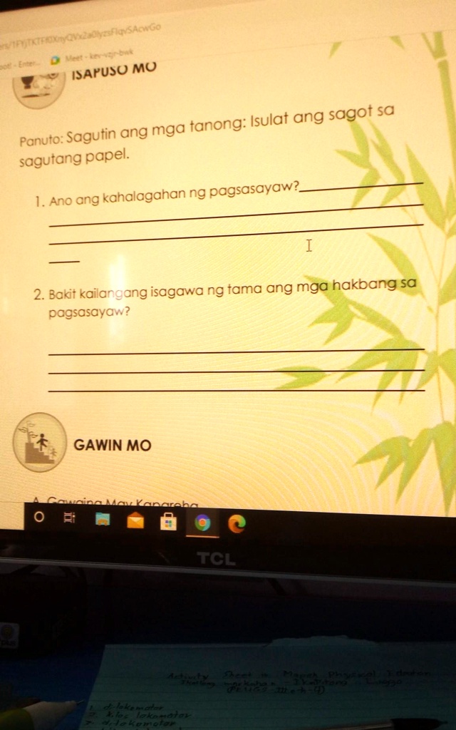 SOLVED: Bakit Kailangan Isagawa Ng Tama Ang Mga Hakbang Sa Pagsayaw ...