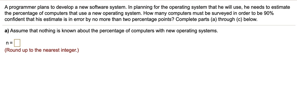 A programmer plans to develop a new software system In planning for the ...