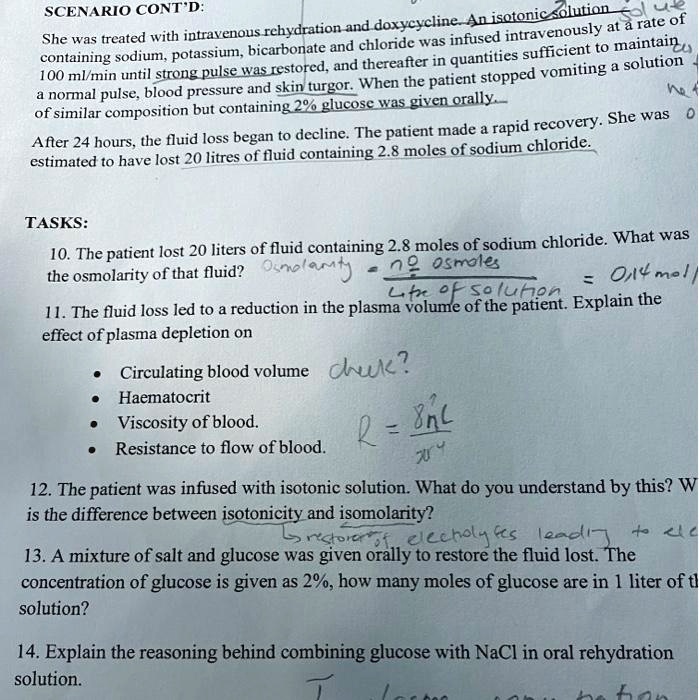 solved-scenario-cont-d-she-was-treated-with-intravenous-rehydration
