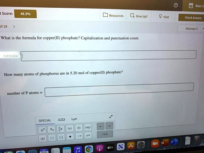 SOLVED Due Score 48.996 Resources Give Up? Hint Check Ansief 2f 19