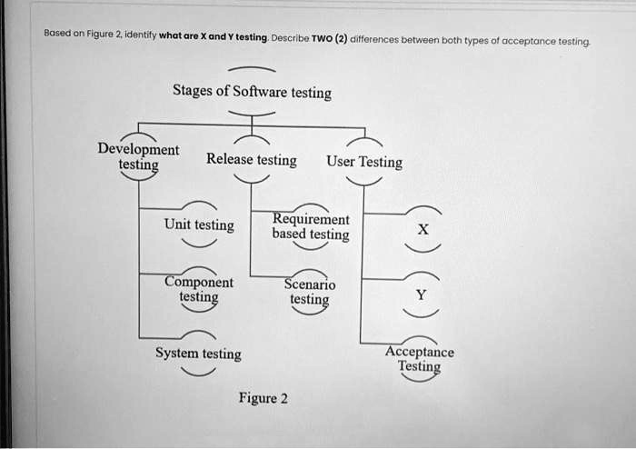 Based on Figure 2, identify what are X and Y testing. Describe TWO (2 ...