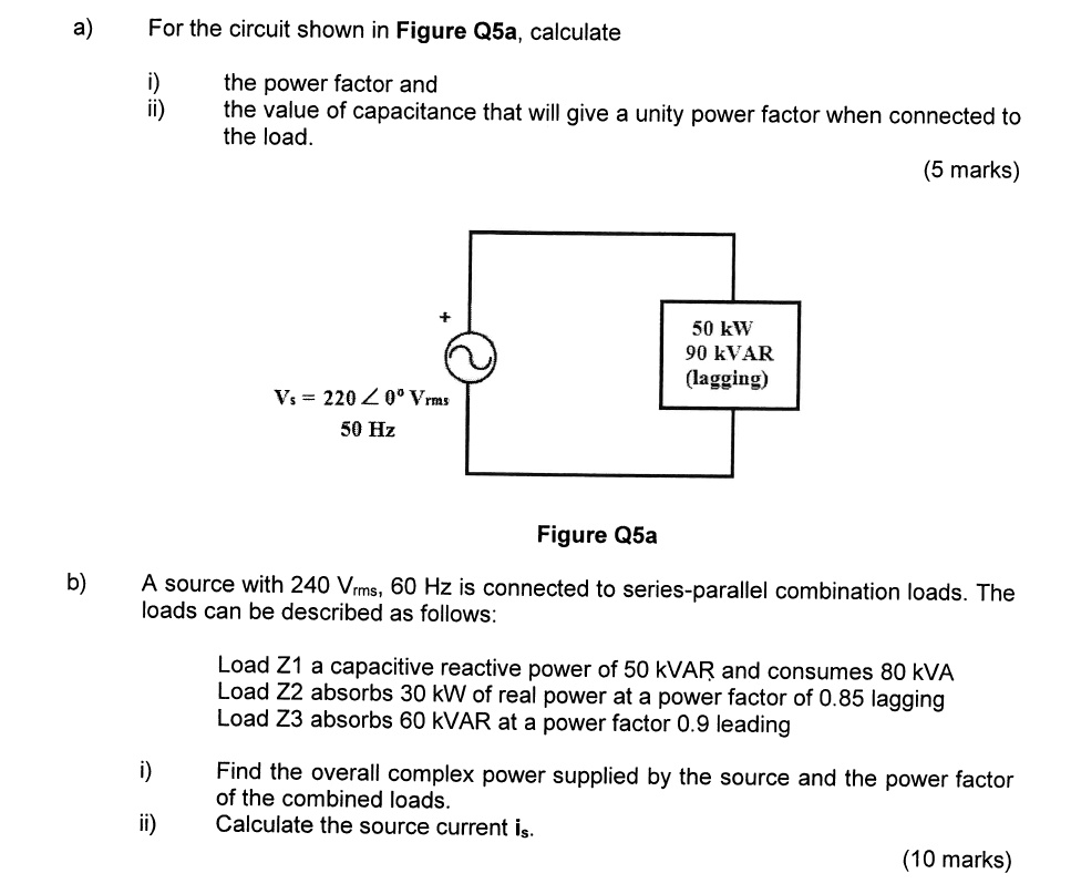 solved-for-the-circuit-shown-in-figure-q5a-calculate-i-the-power