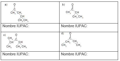 SOLVED: B) Escriba Los Nombres IUPAC De Las Siguientes Estructuras De ...