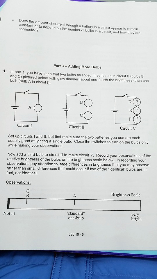 SOLVEDDoes the amount of constant current through to depend battery In