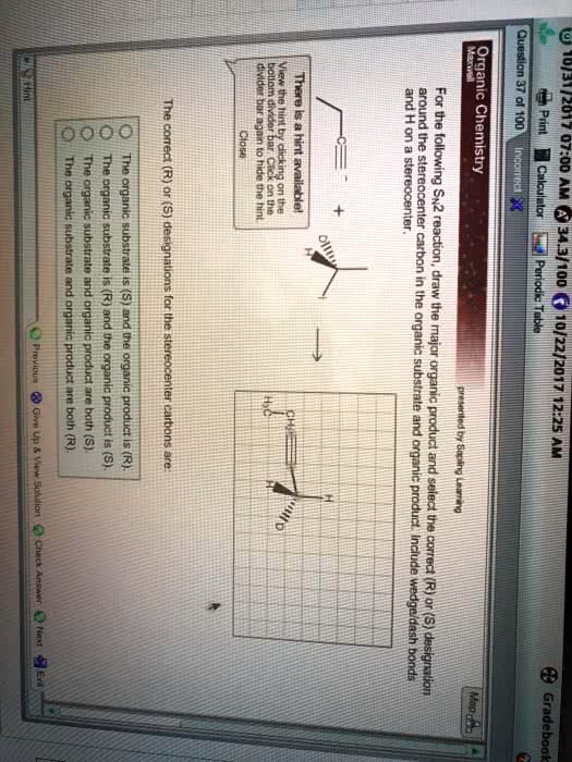 VIDEO solution: Gradebook 37 of 100 Organic Chemistry For the following ...